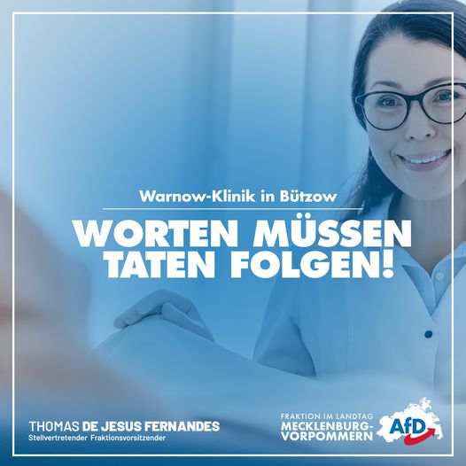 Read more about the article Warnow-Klinik: Worte müssen Taten folgen!